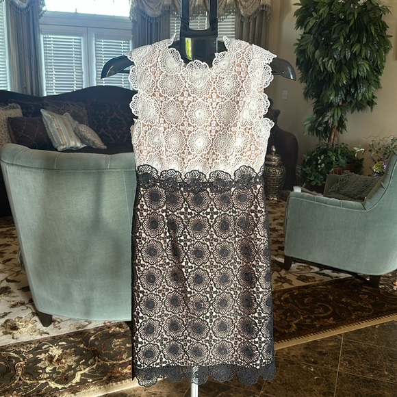 NWT HD in Paris lace dress 2 Petite - Picture 2 of 7